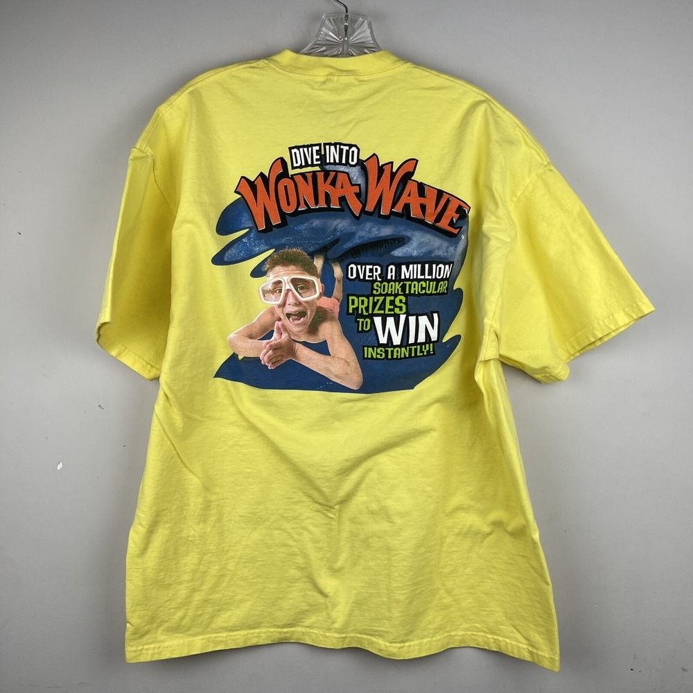 Vintage Wonka Nerds Promo T-shirt Dive Into Wonka Wave Contest Tee RARE Sz XL